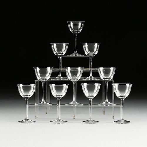 AN ASSEMBLED SET OF TEN LOBMEYR