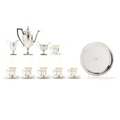 AN ASSEMBLED STERLING SILVER D