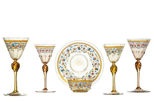 AN ASSEMBLED SUITE OF VENETIAN