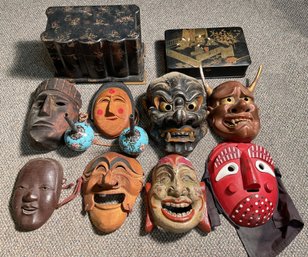An assorted vintage Asian