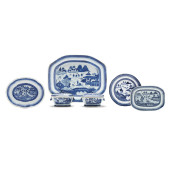 AN ASSORTMENT OF BLUE CANTON P