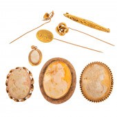 AN ASSORTMENT OF CAMEOS & STIC