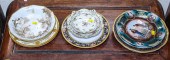 AN ASSORTMENT OF DECORATIVE CH