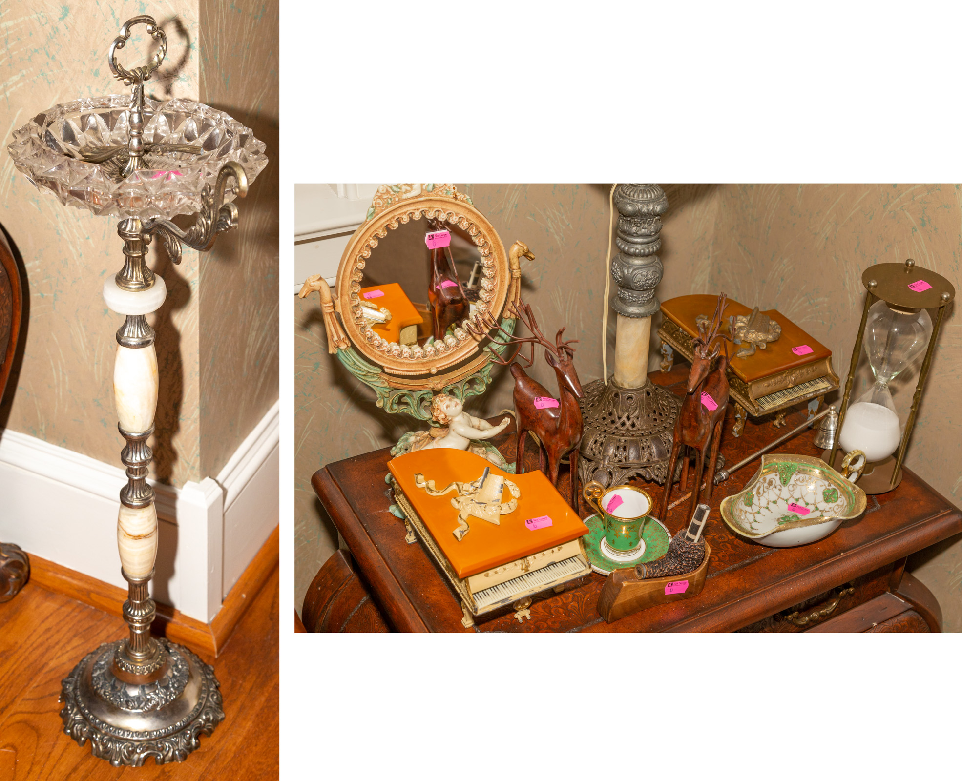 AN ASSORTMENT OF DECORATIVE OBJECTS