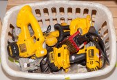 AN ASSORTMENT OF DEWALT CORDLE