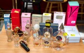 AN ASSORTMENT OF PERFUME BOTTL