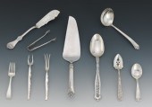 An Assortment of Ten Silver Se