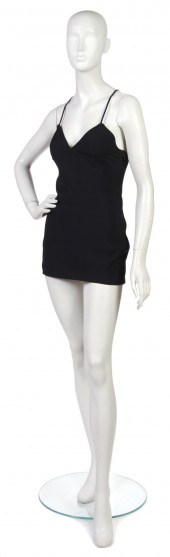An Atelier Versace Black Silk