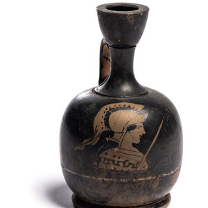 An Attic Red?Figured Squat Lekythos