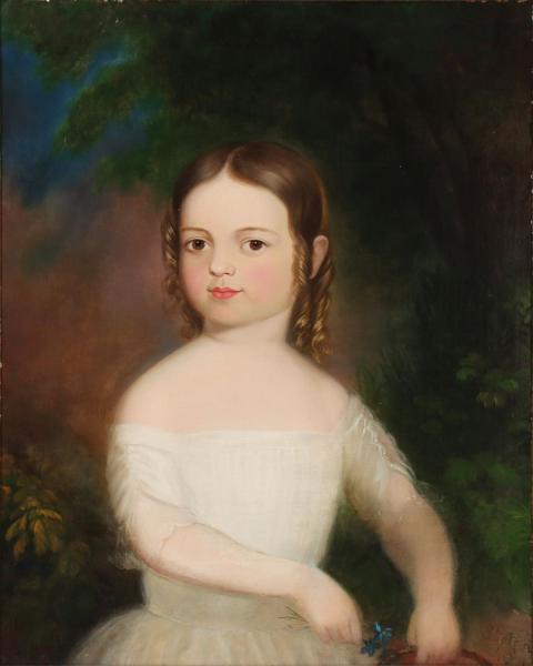 AN ATTRIBUTED 19TH C. PORTRAIT OF A
