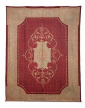 AN AUBUSSON CARPETAn Aubusson