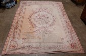 AN AUBUSSON STYLE TEXTILE An A