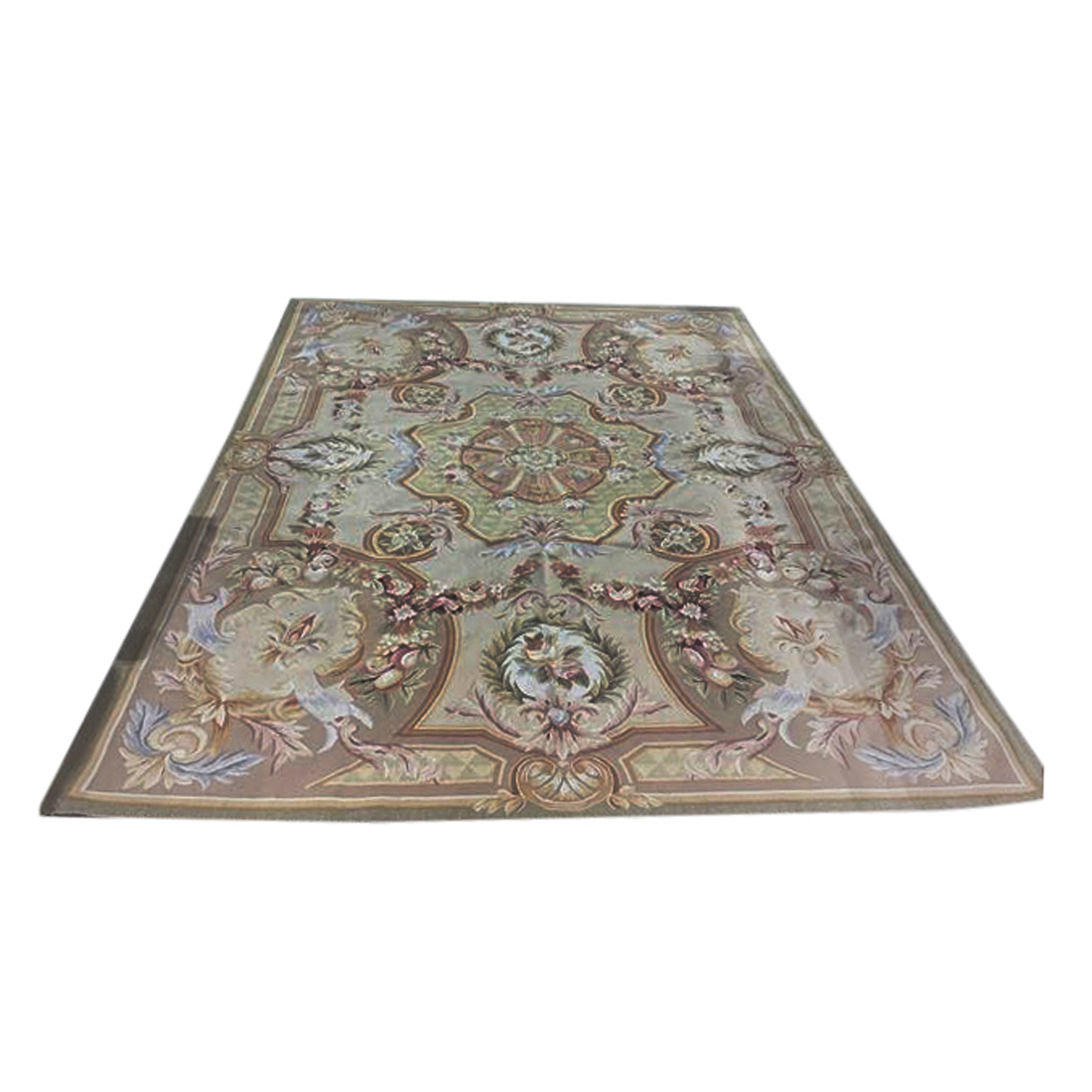 AN AUBUSSON STYLE TEXTILE An