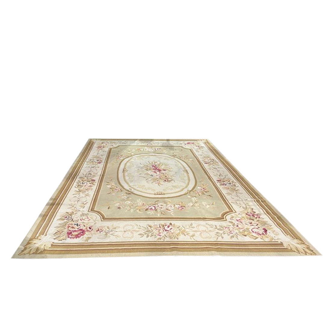 AN AUBUSSON STYLE TEXTILE An