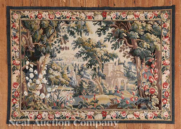 An Aubusson Tapestry meandering
