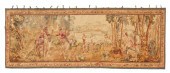 AN AUBUSSON WOOL AND SILK TAPE