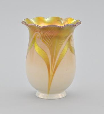 An Aurene Glass Shade White