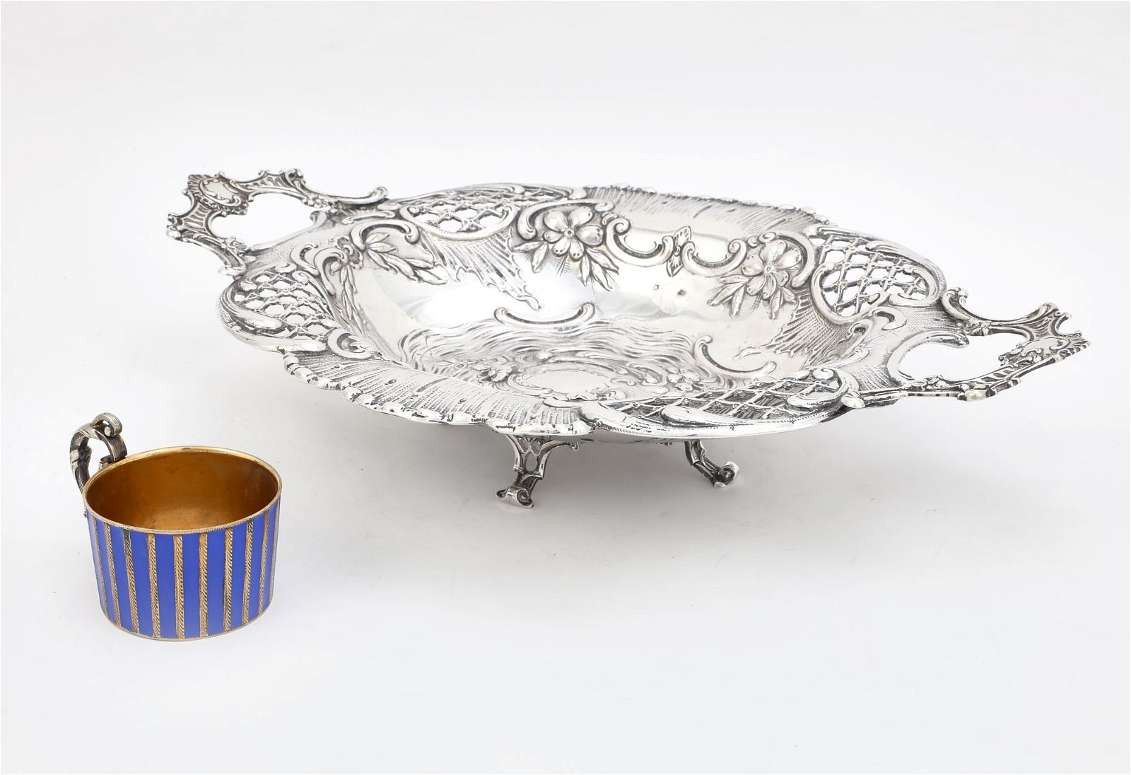 AN AUSTRIAN 800 STANDARD SILVER