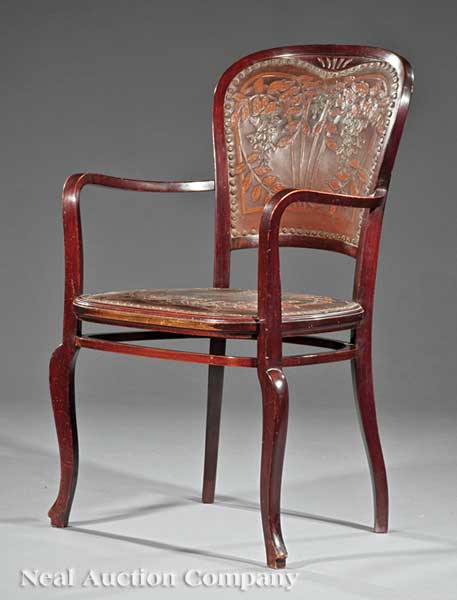 An Austrian Art Nouveau Bentwood