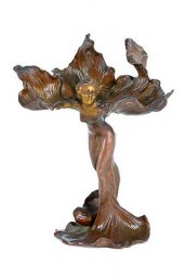 AN AUSTRIAN ART NOUVEAU BRONZE