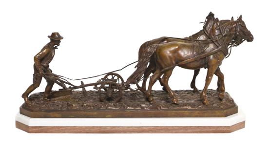 An Austrian Bronze Figural Group
