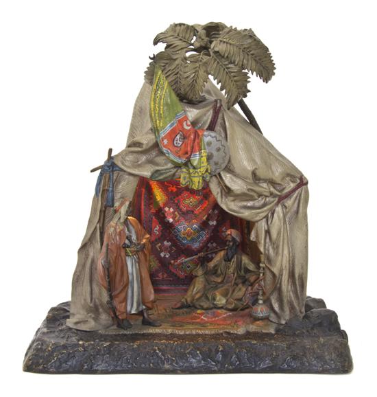 An Austrian Cold Painted Bronze