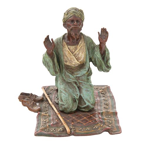 AN AUSTRIAN COLD-PAINTED BRONZE