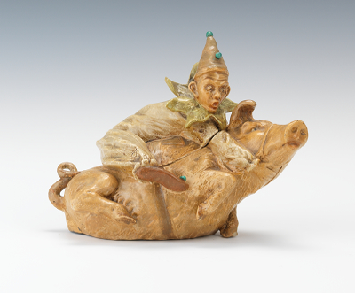 An Austrian Figural Humidor of a