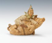 An Austrian Figural Humidor of