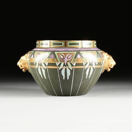 AN AUSTRIAN GILT AND IRIDESCENT