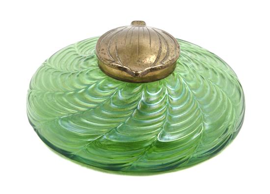 An Austrian Iridescent Glass