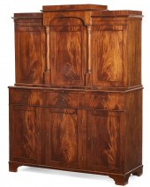 AN AUSTRIAN NEOCLASSICAL MAHOG
