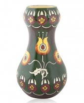 AN AUSTRIAN POTTERY VASE, PROB