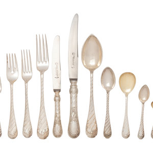 An Austro-Hungarian Silver Flatware