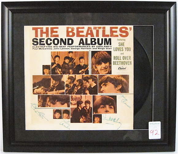 AN AUTOGRAPHED BEATLES LP RECORD: