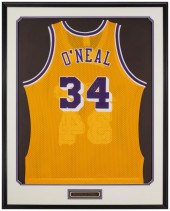AN AUTOGRAPHED SHAQUILLE O'NEA