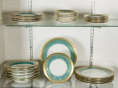 AN AYNSLEY PORCELAIN PARTIAL D