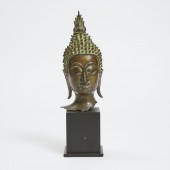An Ayutthaya Bronze Head of Bu
