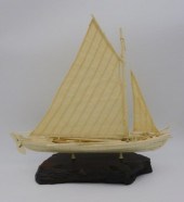 AN AZOREAN BONE WHALEBOAT MODE
