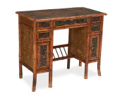 AN CHINOISERIE BAMBOO WRITING
