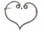 AN DIAMOND HEART PENDANTAn Dia