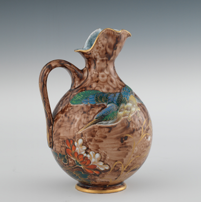 An E. Galle Faience Glazed