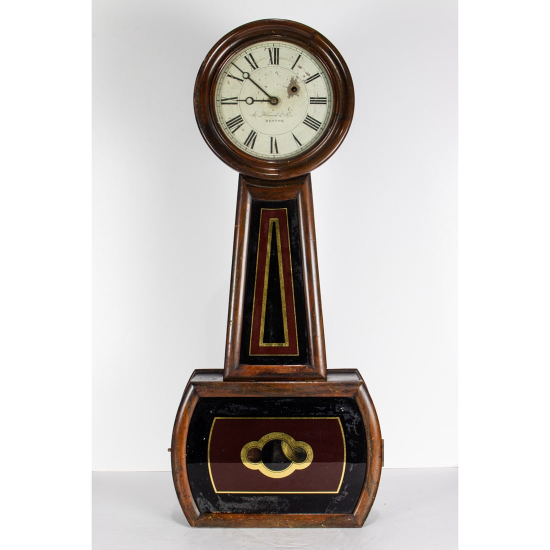 AN E. HOWARD ROSEWOOD BANJO CLOCKAn