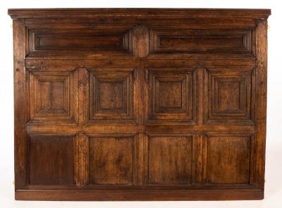 An early 18th Century carved oak