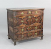 An early 18th century oak ches