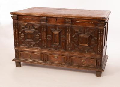 An early 18th Century oak mule
