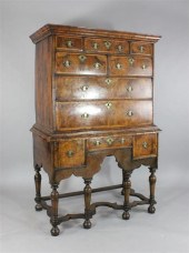 An early 18th century walnut a