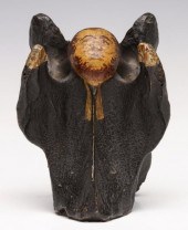 AN EARLY 19C. FOLK ART CERVICA