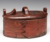 AN EARLY 19TH C. CARVED AND PA