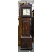 An early 19th c inlaid oak thi
